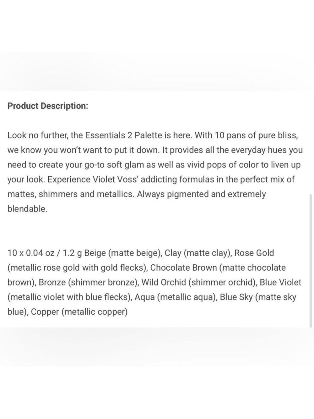 Violet Voss Essentials Eyeshadow Palette - Picture 6 of 8
